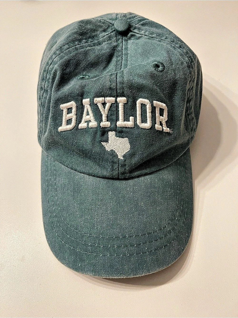 Adams Baylor Embroidered Baseball Cap in Green